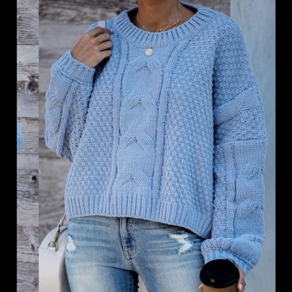 Vici love fall most of all cable knit sweater